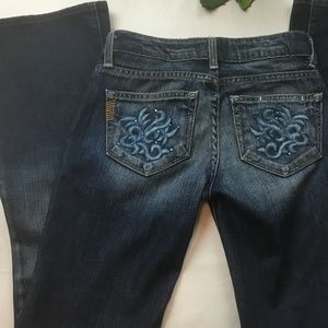 Paige Hollywood Hills Wide Leg Jeans